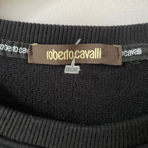 Roberto Cavalli Print Graphic Big Logo Sweatshirt - Picture 2 of 8